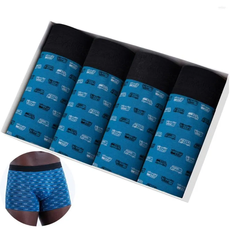 Majaki 4PCS bawełniane homme bokserki