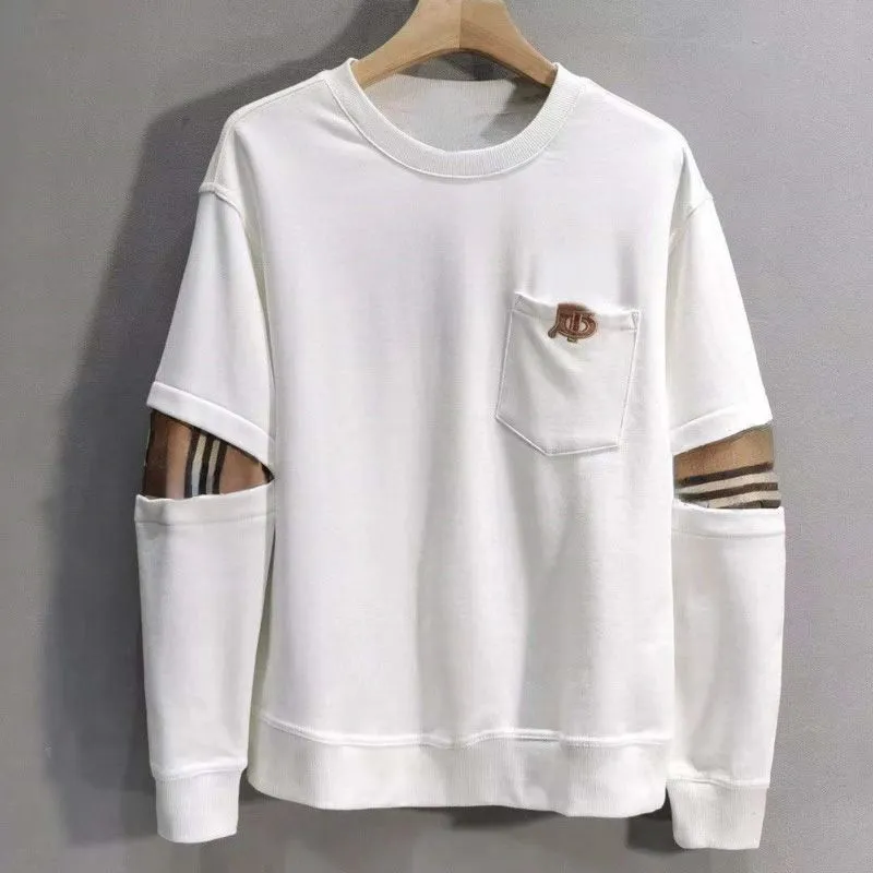 Sweaters suéter S Tshirt Jacketstop Designer de algodão Bordado Burb Homens de mangas compridas Mulheres tb 5xl Sorto de moletom mass 4xl