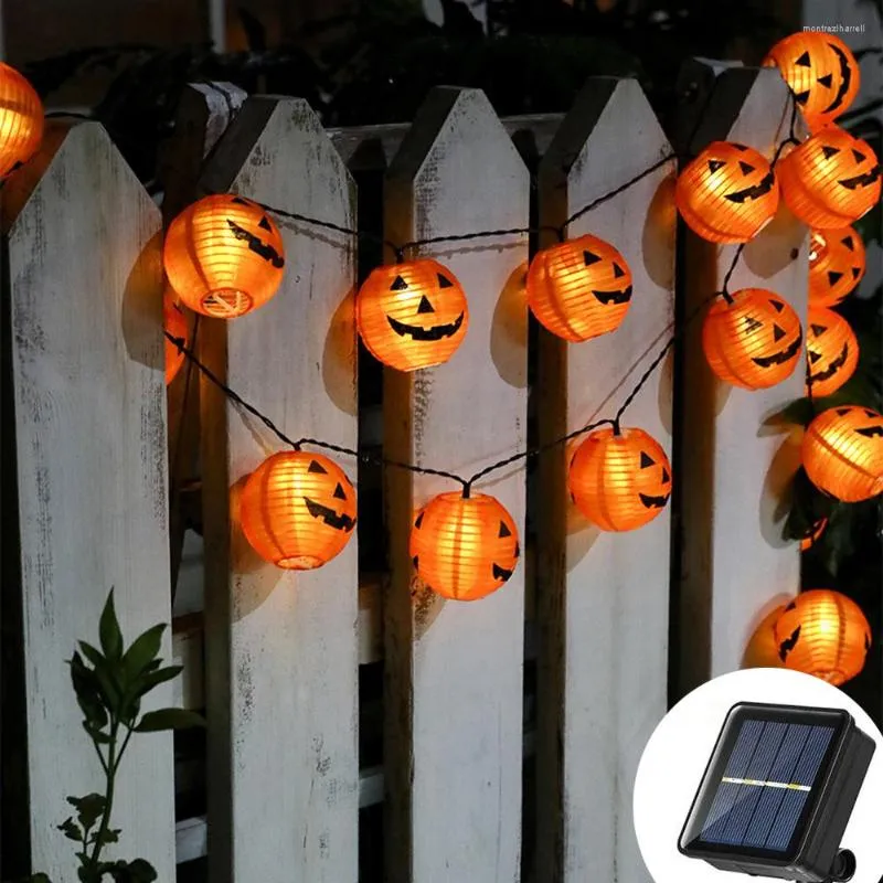 Strings 3,5 m/5m/6m Solar LED Pumpkin Light