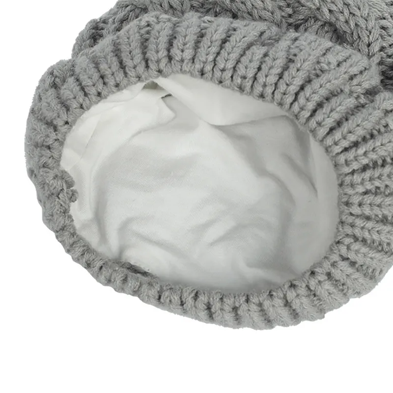 Baby Kids Girls Boys Winter Warm Knit Hat Cute Glove Lovely Beanie Cap Set 0-18 Month WLL1719