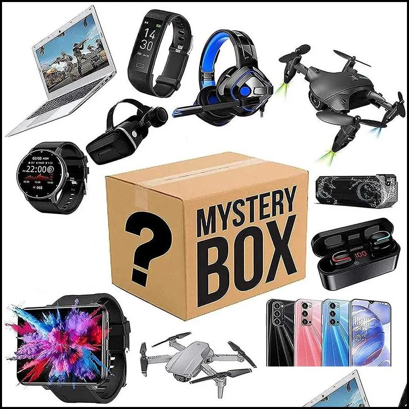 2023 new 2023 Party Favor Mystery Box Electronics Boxes Random Birthday Surprise Favors Lucky For Adts Gift Such As Drones Smart Watches-C Dr Dhhwn