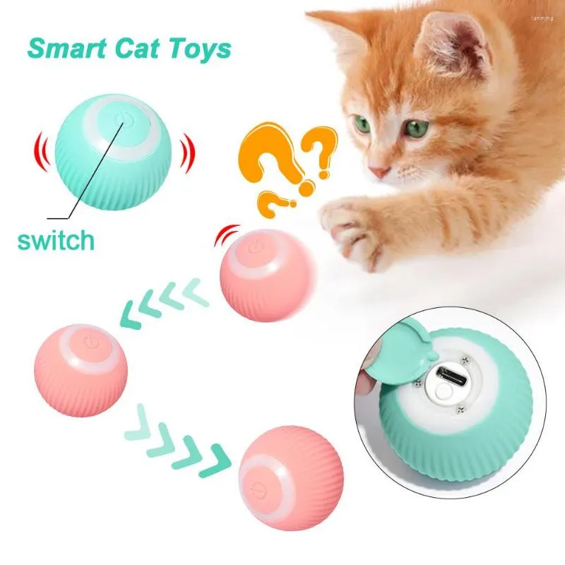 Cat Toys Smart Automatic Olling Ball Electric Interactive для кошек.