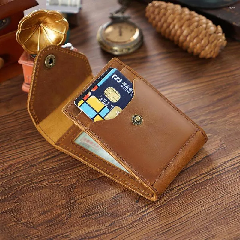 カード所有者Siku Leather Men's Holder Brand Wallet Wholesale HandmadeID