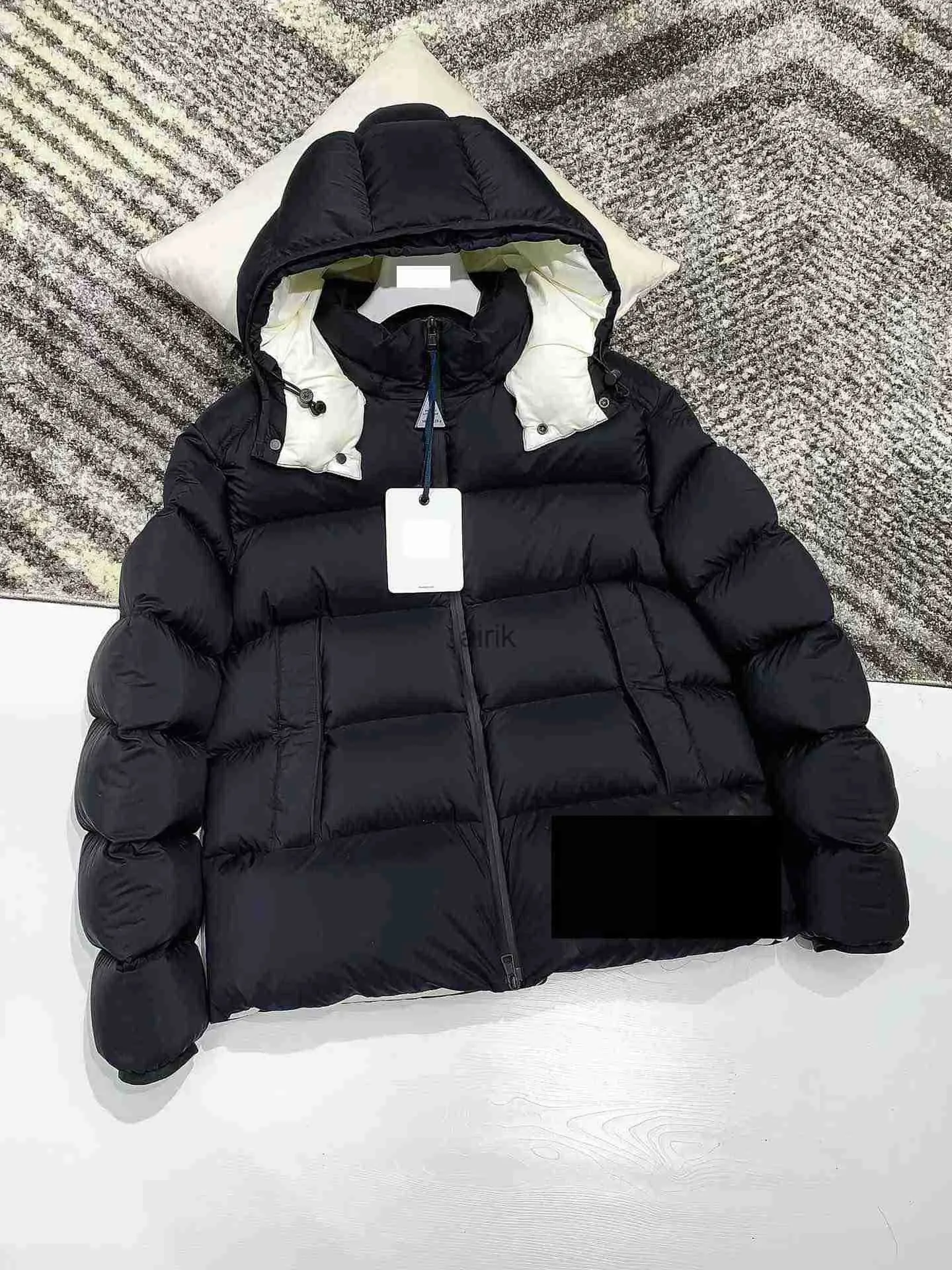 Men's Down & Parkas Designer Luxury French Men's Coat Down Jacket Women French Brand Hooded Zipper Parka Hooded Collar The Same Style Of Men's And Women's Coat