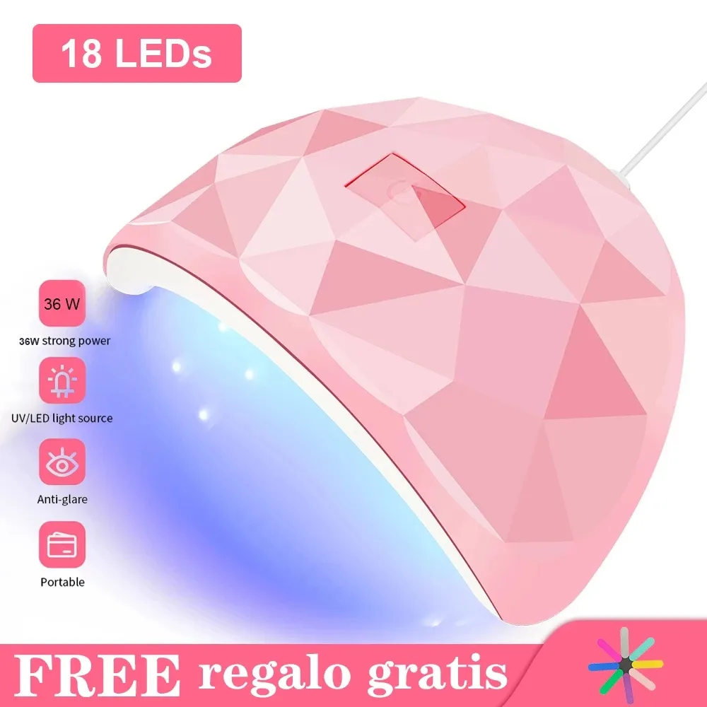 LED Nail Dryer UV Lights Lamp Beads Drying All Gel Polish USB Charge Professional Manicure Nails Lamp Equipment