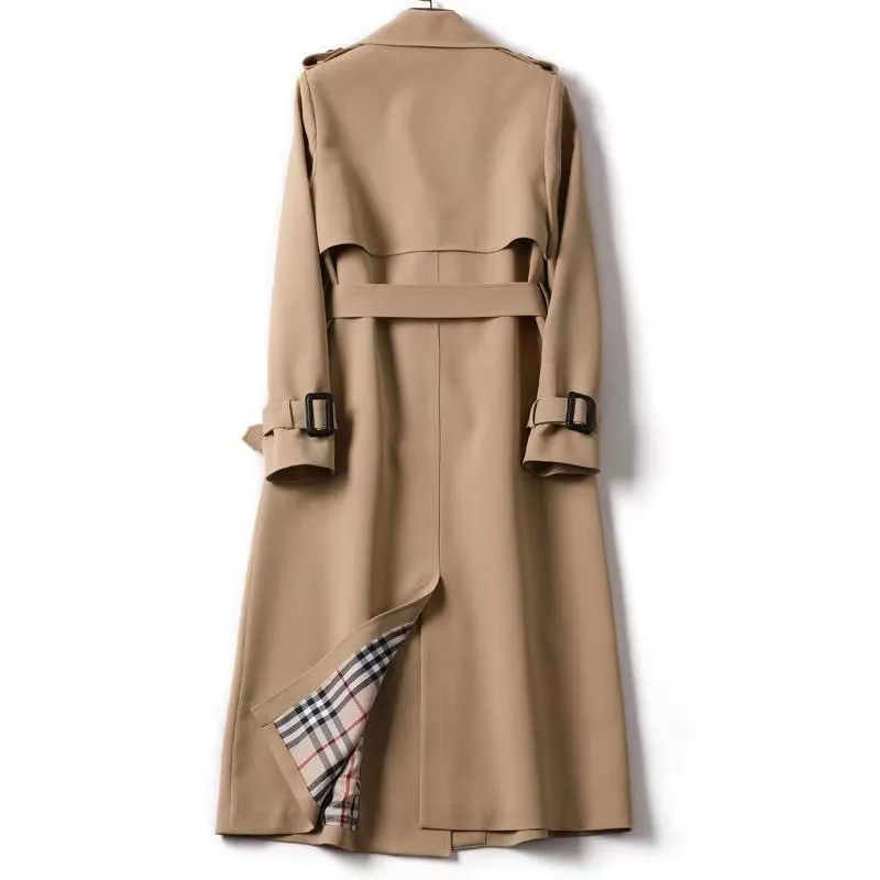 Autumn womens trench coats designer luxury Women Windbreaker body letter print jacket Loose Belt Coat Female Casual Long Trenchs Coat B138