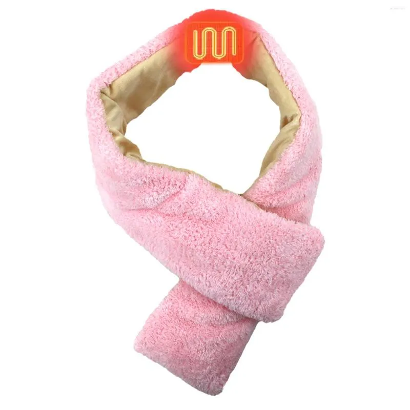 Bandanas Heated Neck Warmer Electric Warm Heating Scarves Scarf Winter Soft Without Power Bank