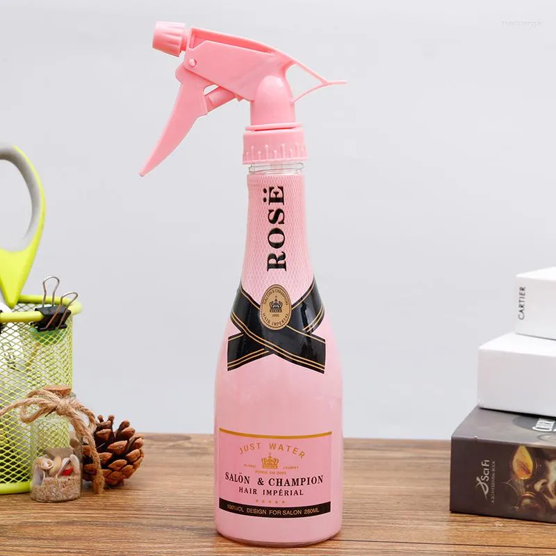 Storage Bottles 2022 Pink Retro Hairdressing Spray Bottle Spot Supply Oil Head Can Hair Salon Special Wholesale