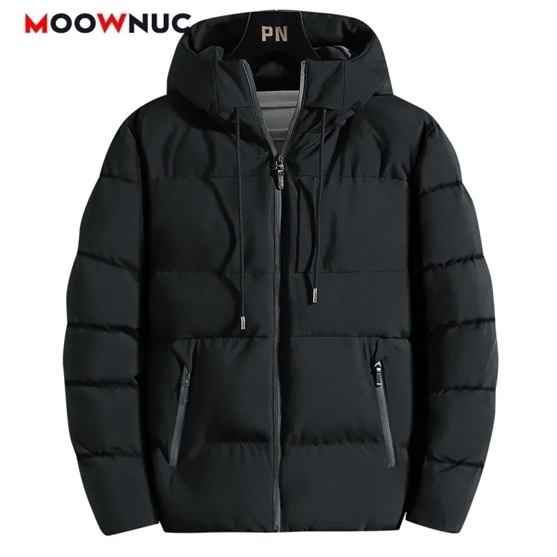 Mens Down Parkas Mode Parkas mâle épais hiver pardessus hommes veste décontractée chapeau chaud Long coupe-vent classique coupe-vent affaires Hombre 221010