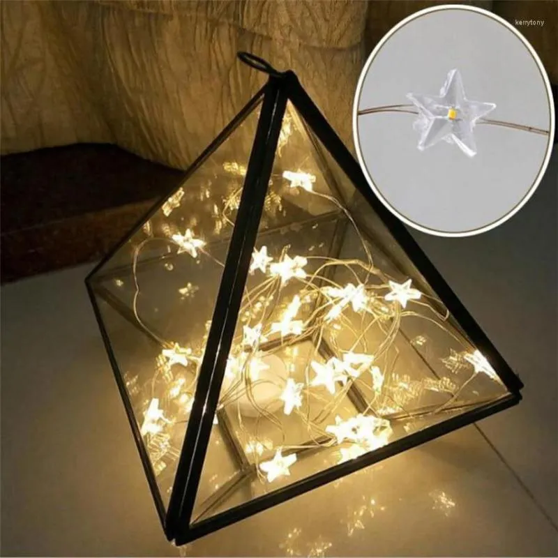 Strings 10 LED Star Light Cozy String Fairy Lights pour chambre à coucher Noël fête de mariage décoration atmosphère moderne luminaire 55