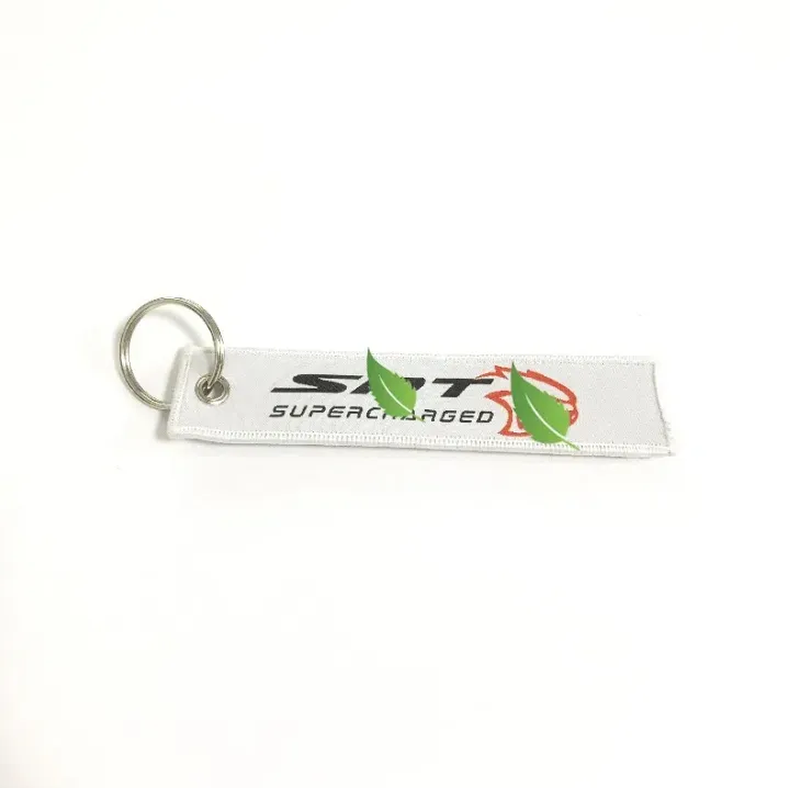 Keychains Car Keychain -Nylon für die SRT White Keyring Keyfob Dekoration