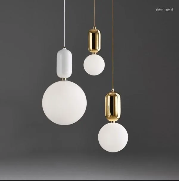 Pendant Lamps Modern Led Nordic Crystal Industrial Lighting Light E27 Moroccan Decor Dining Room