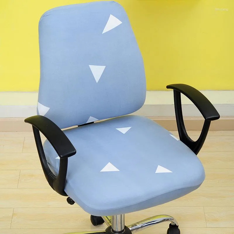 كرسي يغطي 2022 تقسيم تغطية المكتب كرسي الكمبيوتر المرن دوار مقاوم القذر