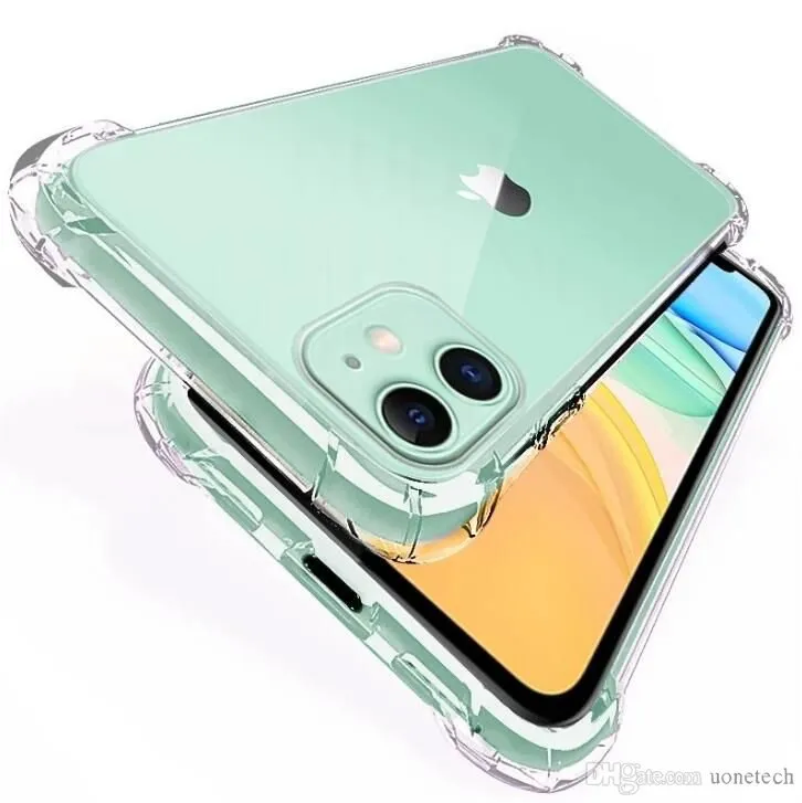 2022 Soft TPU Transparent Clear Cell Phone Cases Protecter Silicone Shockproof Back Cover For iPhone 14 13 12 mini 11 pro X XS max XR 7 8 6 plus case