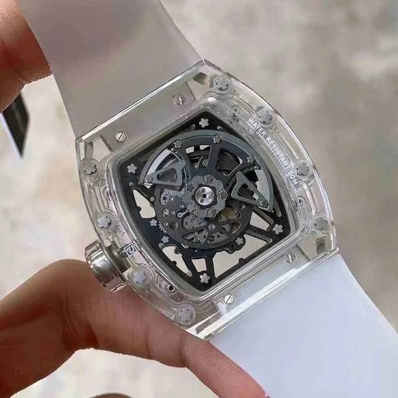 豪華なメンズメカニクスウォッチwristwatchビジネスレジャーe rm35-02完全自動機械rウォッチクリスタルケーステープwa