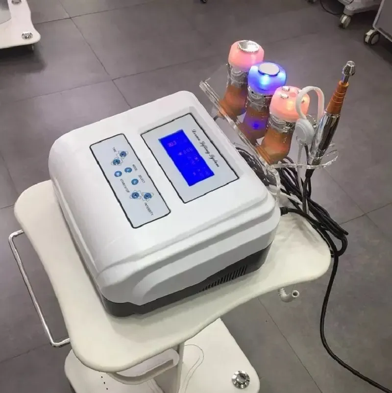 Instrument de beauté sans aiguille 4 en 1, Machine de Massage du visage par électroporation à microcourant RF EMS pour le blanchiment Anti-rides