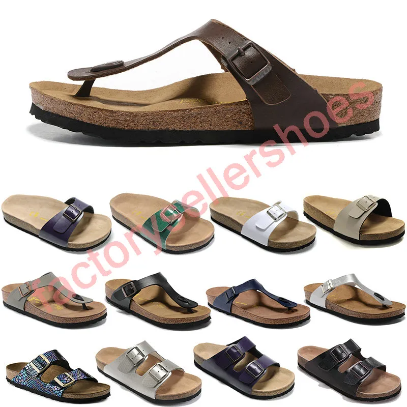 2023 Slipper Flip Flops Beach Sandals Casual Slides Shoes Flat Slippers Trainers New Summer Cork Women Mixed Color Fashion Luxury Designer Eur 35-46