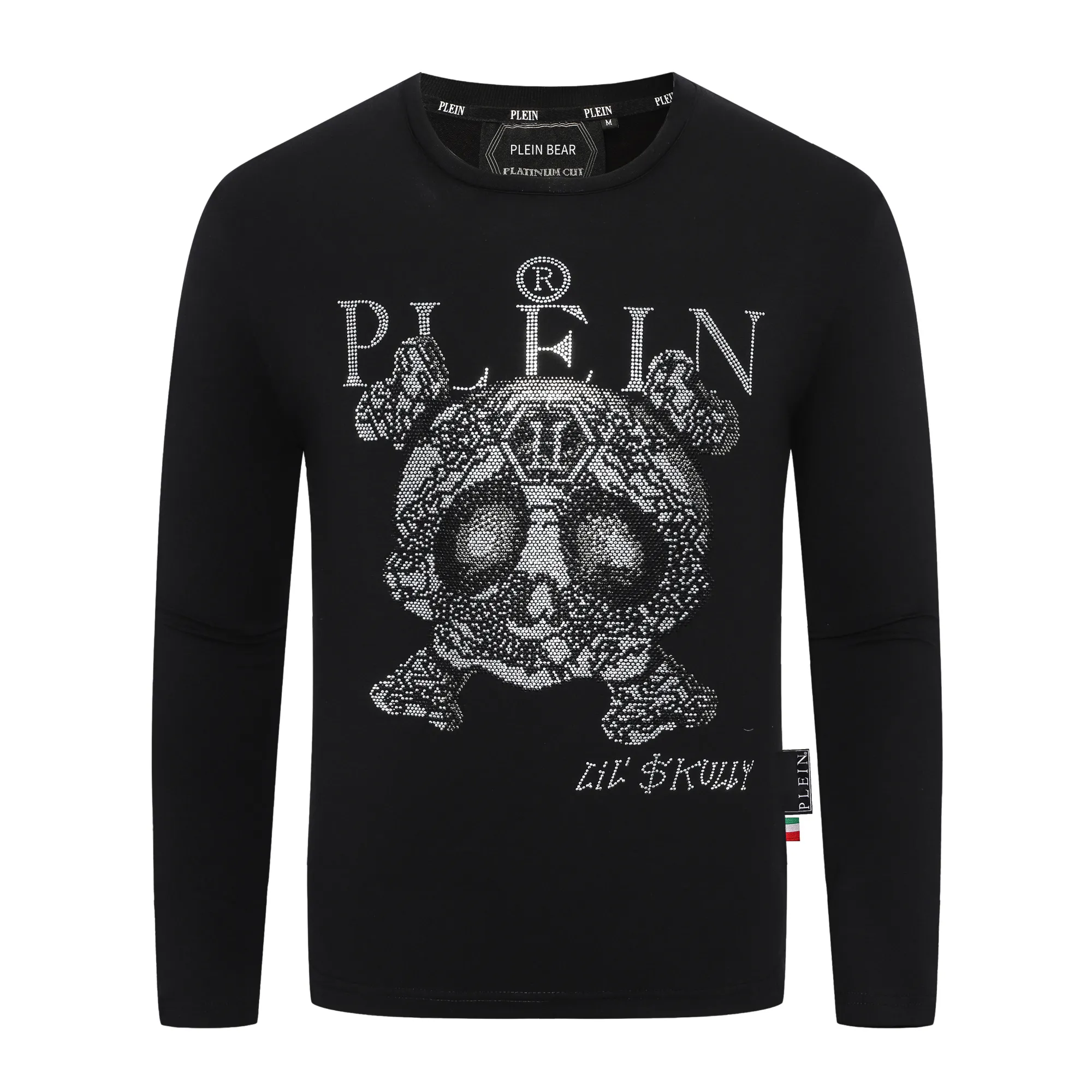 Plein Bear Brand Mens Hoodies Sweatshirts Warm Thick Sweatshirt Hip-hop Loose Characteristic Personality Pp Skull Pullover Rhinestone Luxury Hoodie 21162