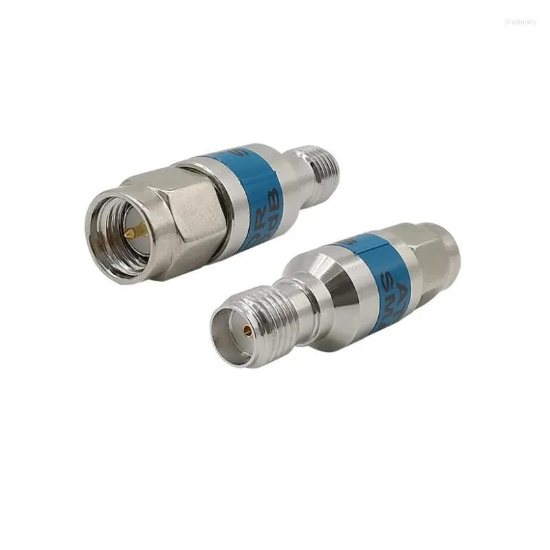 Lighting Accessories ALLiSHOP 2 Pcs 2W 0-6GHz 1-30db Attenuator SMA-JK Male To Female RF Coaxial Stainless Steel