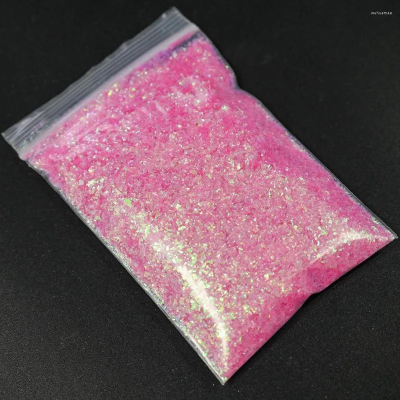 Nail Glitter 1 kg/Bag 12Colors Art Sequins holografiska oregelbundna laserchunky spangles Makeup Face Body Shiny Flakes Bulk SF