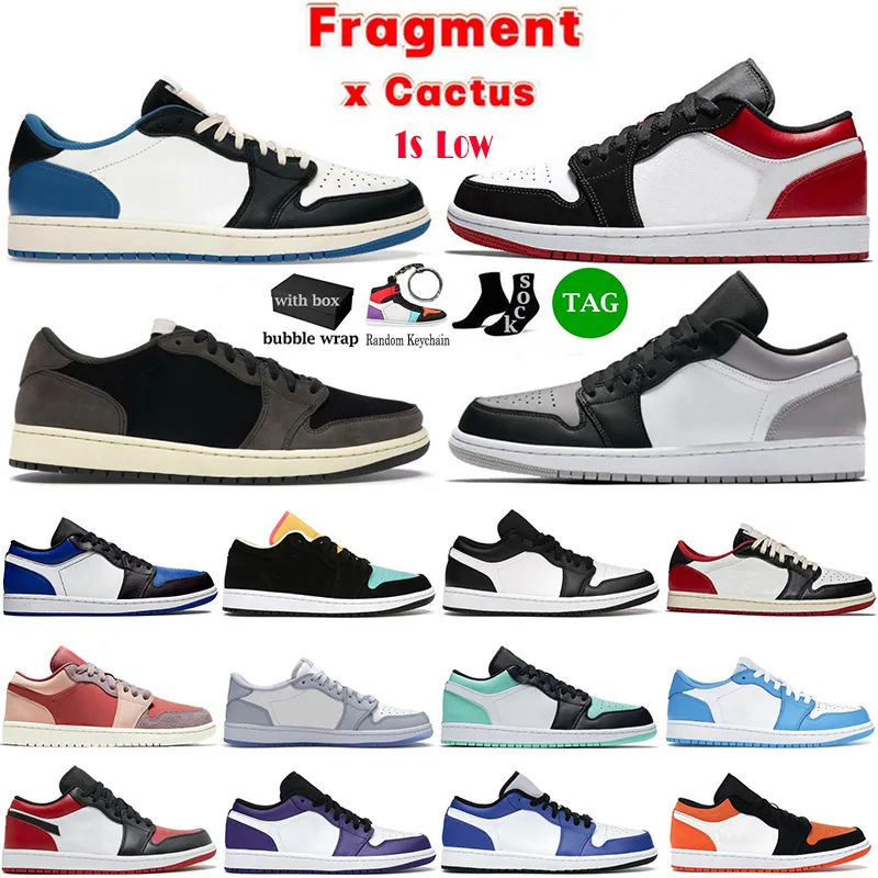 2023 With Box Jumpman Mens Basketball Shoes Low 1 OG 1s UNC Obsidian