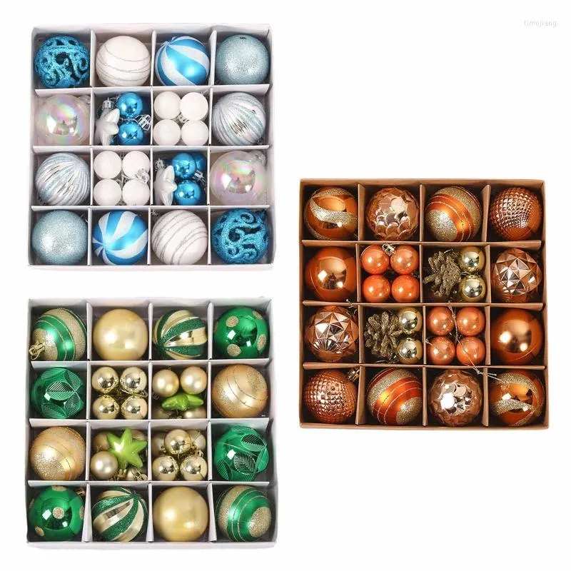 Party Decoration Christmas Ball Ornament 1 Set Hanging Baubles Xmas Holiday Wedding Home