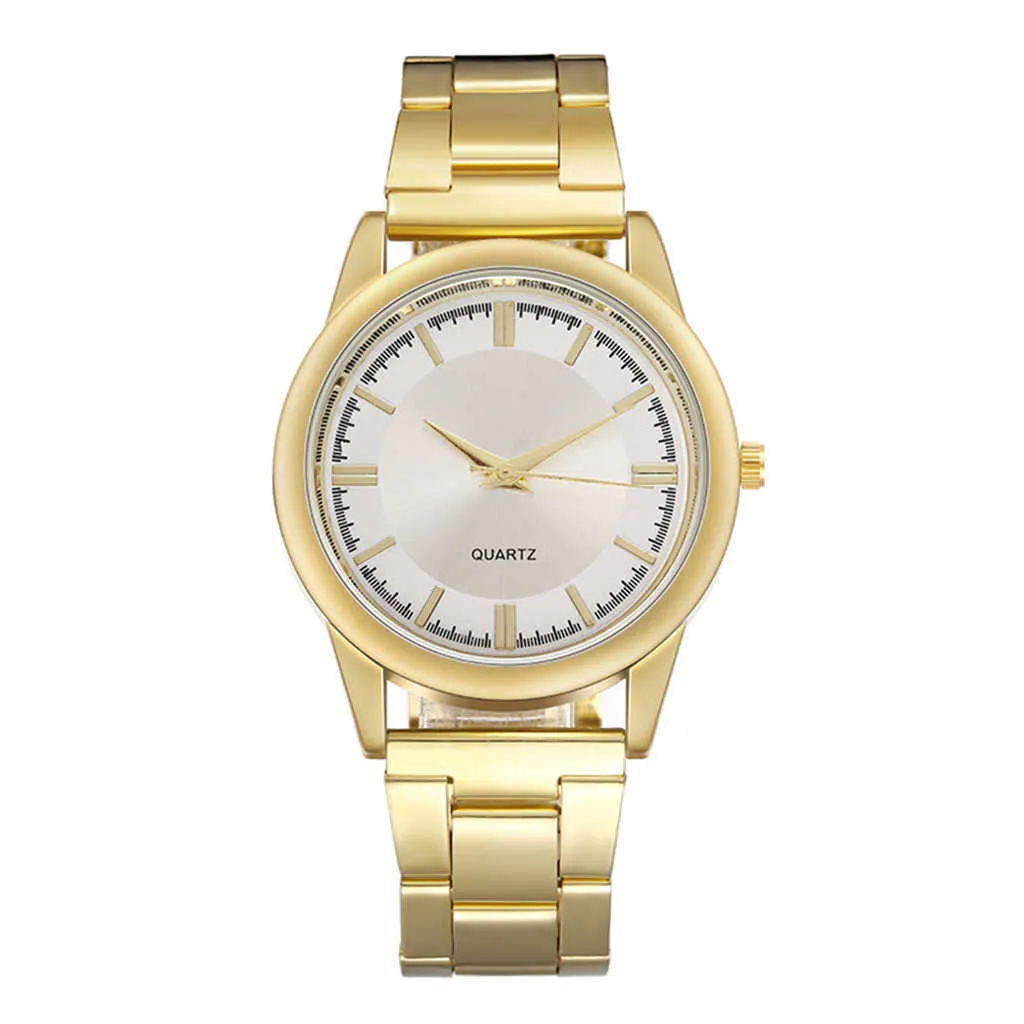 Business Watches Metal Straps Birthday Gifts Quartz Wristwatch Watch for Men Gold Straps Herrenuhren