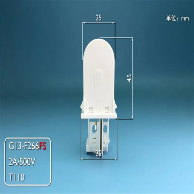 G13 F266FS G13 F266 Lamp Holders & Lamp Bases T8 G13 Light Socket From