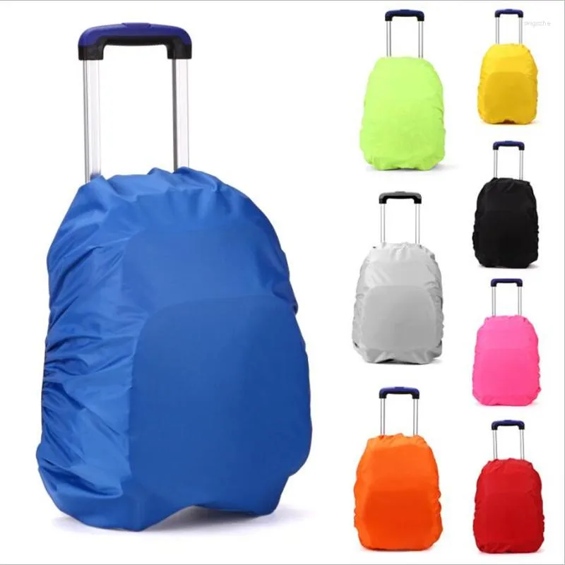 Armazenamento de roupas para crianças mala de malas bolsas escolares backpack à prova de chuva Tampa de bagagem protetora Capas à prova d'água da bolsa escolar Dustroptone