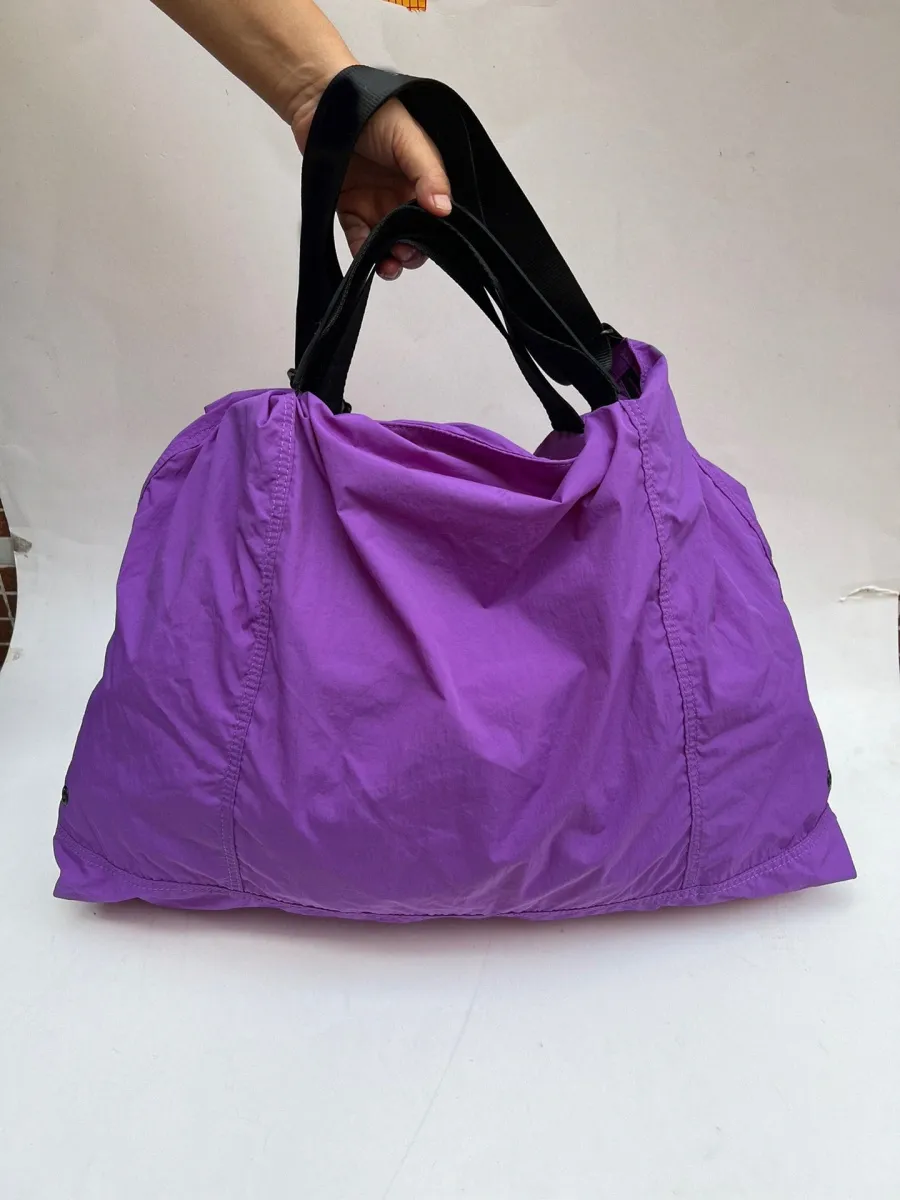 Extra Large Tote Bags Shoulder Bag Stella Mccartney Purple Puffy Big