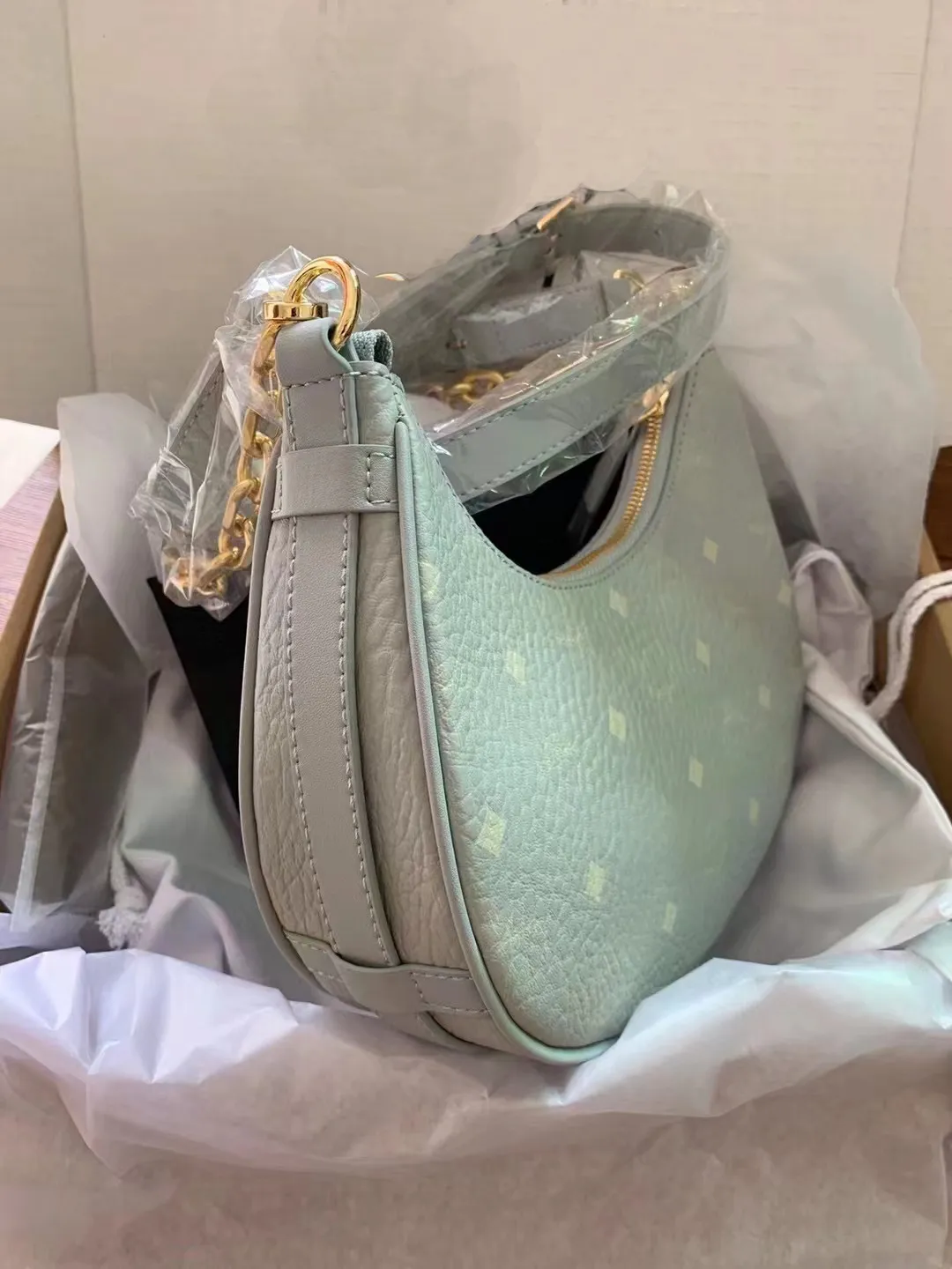 Anne Klein Designer Sky Blue Crossbody Purse Handbag with Removable Inner  Purse | eBay