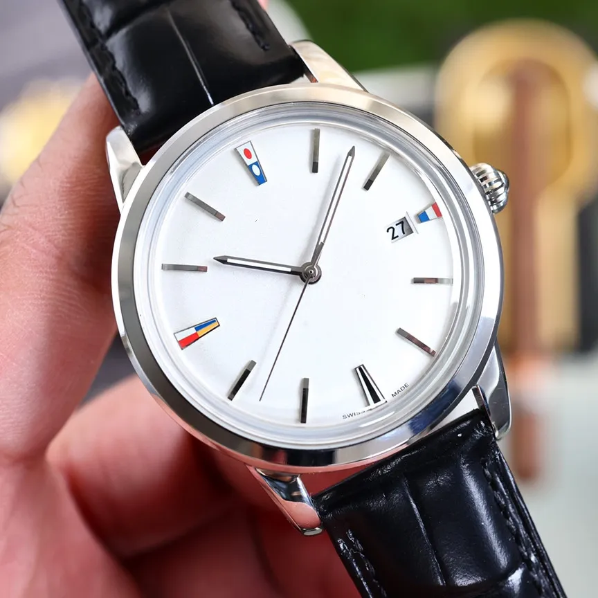 DHgate Omega Men s Watch 40mm 9015 Fashion Mechanical Movement Sapphire Mirror Leather Watchband Super Luminous Depth of Waterproof Movement Watches Designer Watchs Watches