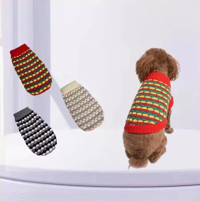 Noel Köpek Kazak Küçük Orta Köpekler için Seltleneck Köpek Kazakları Sıcak Örgü Krop Yavru Kıyafetleri Noel Hediyeleri 7 Boyutlar