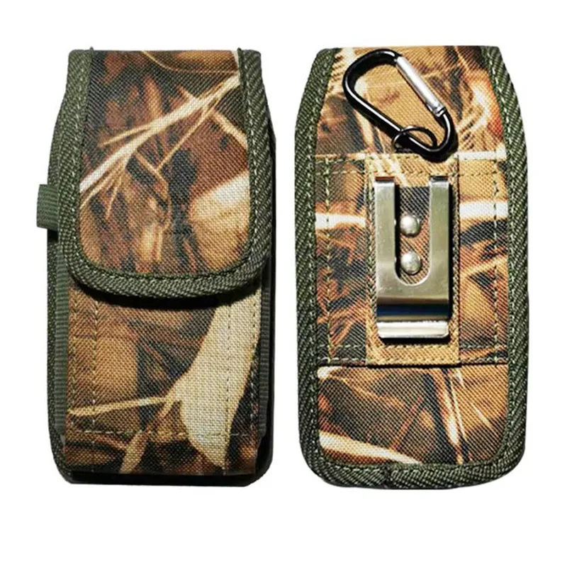 Borsa da alpinismo per telefono cellulare Per iPhone14 12 13 / Pro max 6,7 pollici Custodia mimetica Promax Custodia protettiva Custodia protettiva Custodia in pelle Marsupio Custodia casual con moschettone