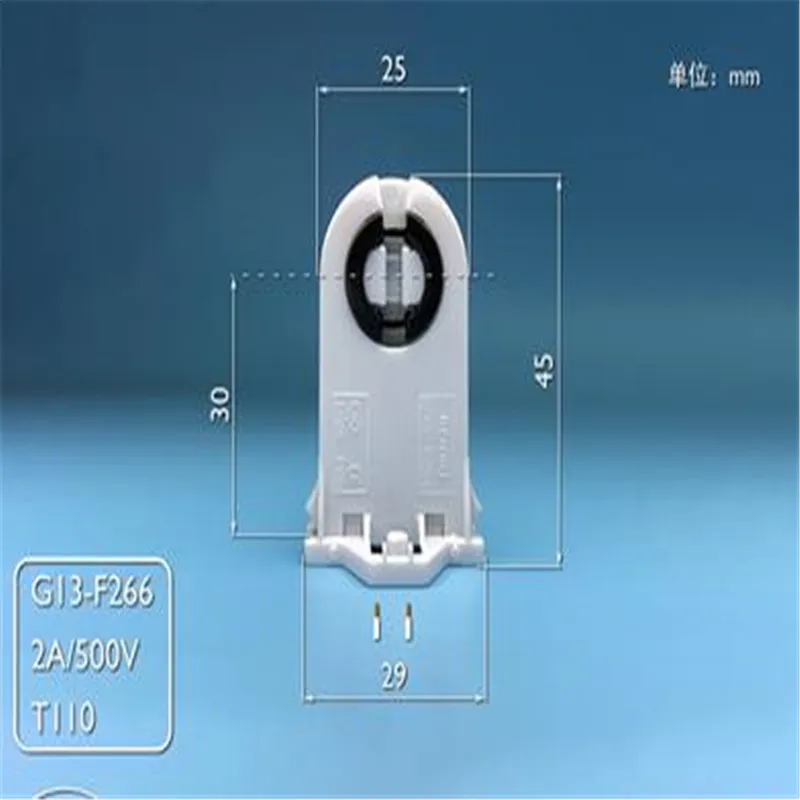 T8 G13 Light Socket G13 F266FS Lamp Holders, Flame Retardant, Easy ...
