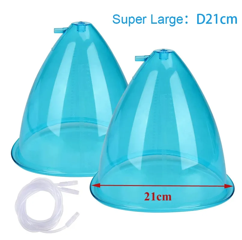 2023 Vacuum Cupping Machine Accessories 21cm XXL 180 ML Size Big Plastic Cup for Butt Brazilian Breast Vacuum Machines