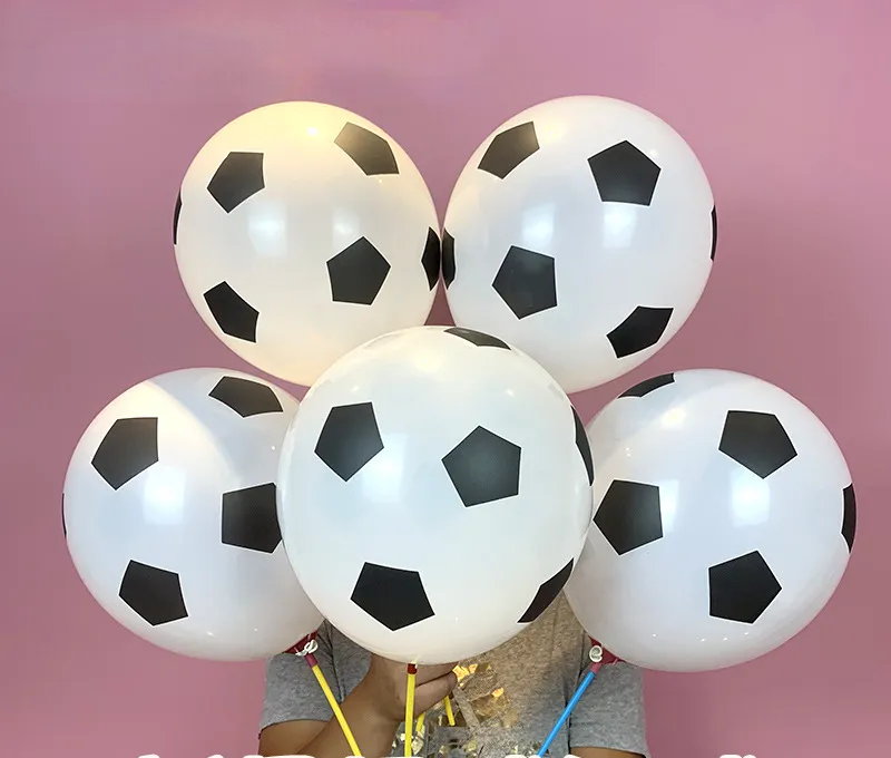 Favores De Fiesta Temática De Fútbol De Globos Decorativos: Globos