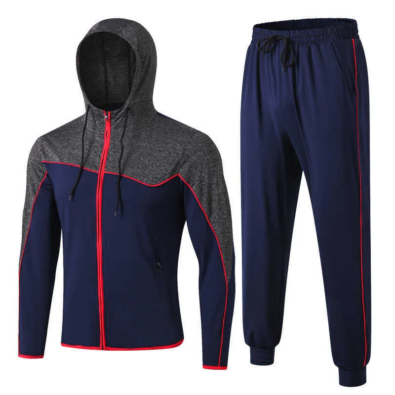 Men's Tracksuits Fanceey Sportswear Man Hoodies Leggings Tracksuit Men Sport Wear Rashgard Kit Mens Sports Suits Fitness Compression Clothing G221011