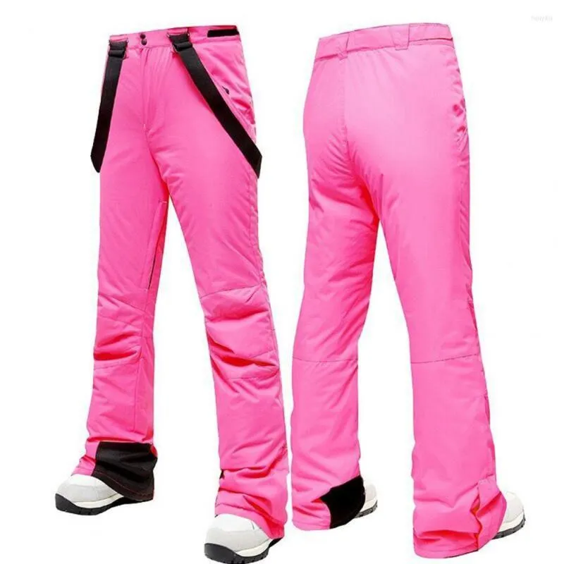 Skiing Pants Useful Ski Snowboarding Protective Warmth Locking Polyester Women Flexible