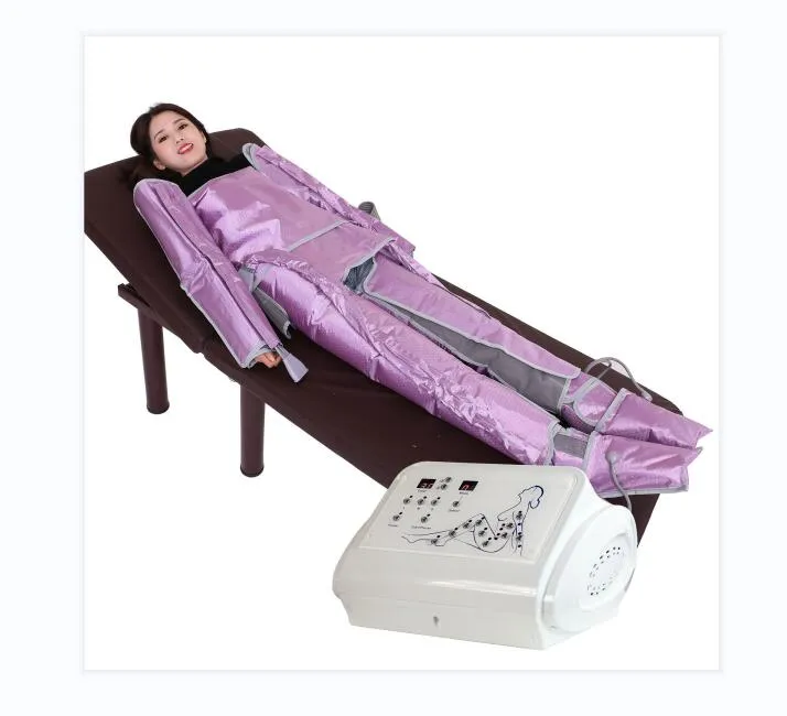 Portable Lymph Drainage Slimming Air Wave Pressure Compression Pressotherapy Machine For Spa Salon Clinic Body Massage