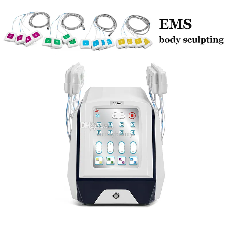 Kroppsskulpturmaskin EMS muskelstimulator elektromagnetisk fettförbränning kroppsformning abs toning skönhetsutrustning