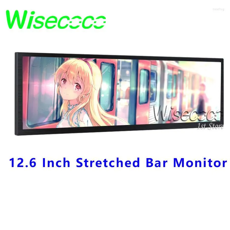 Wisecoco Monitor Touch Da 12,6 Pollici Display A Striscia Lunga 1920 515  Schermo Pubblicitario Aida64 Con Custodia NV126B5M N41 Display IPS Da  148,26 €