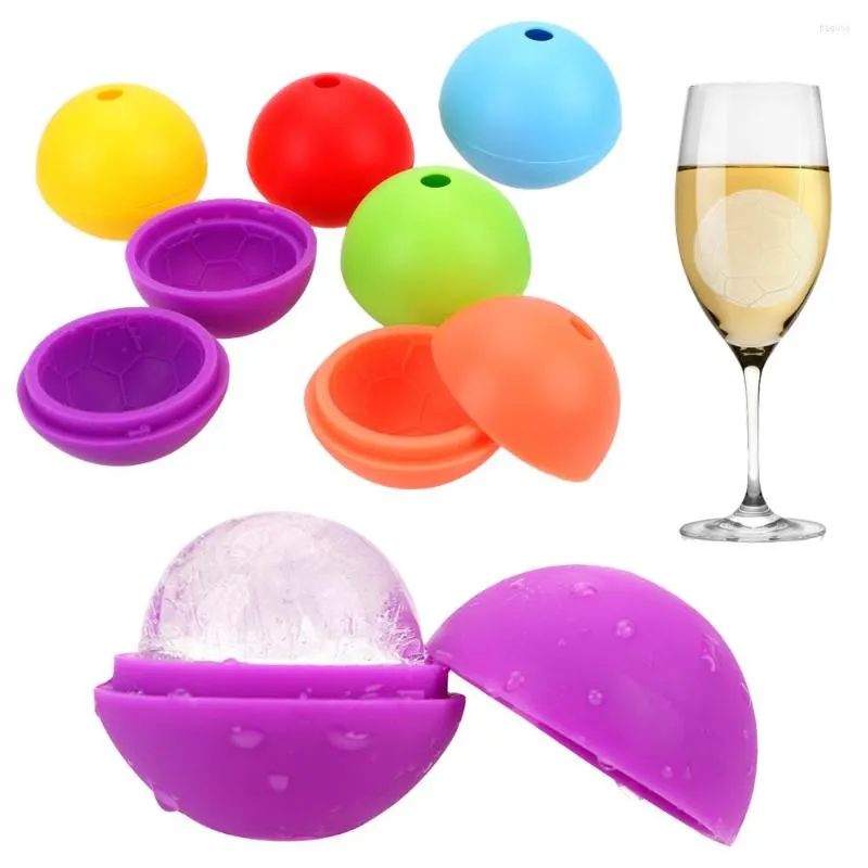 Baking Moulds DIY Football Single Case Mold Kitchen Tools Ice Ball Maker Silicone Whiskey Wine Cocktail Cube AX-4