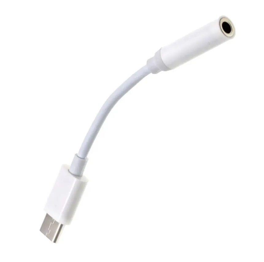 USB Type C naar 3,5 mm jack OTG-adapteraansluitingen Koptelefoon Hoofdtelefoon Audio Aux-kabel voor Samsung Xiaomi Huawei Oneplus