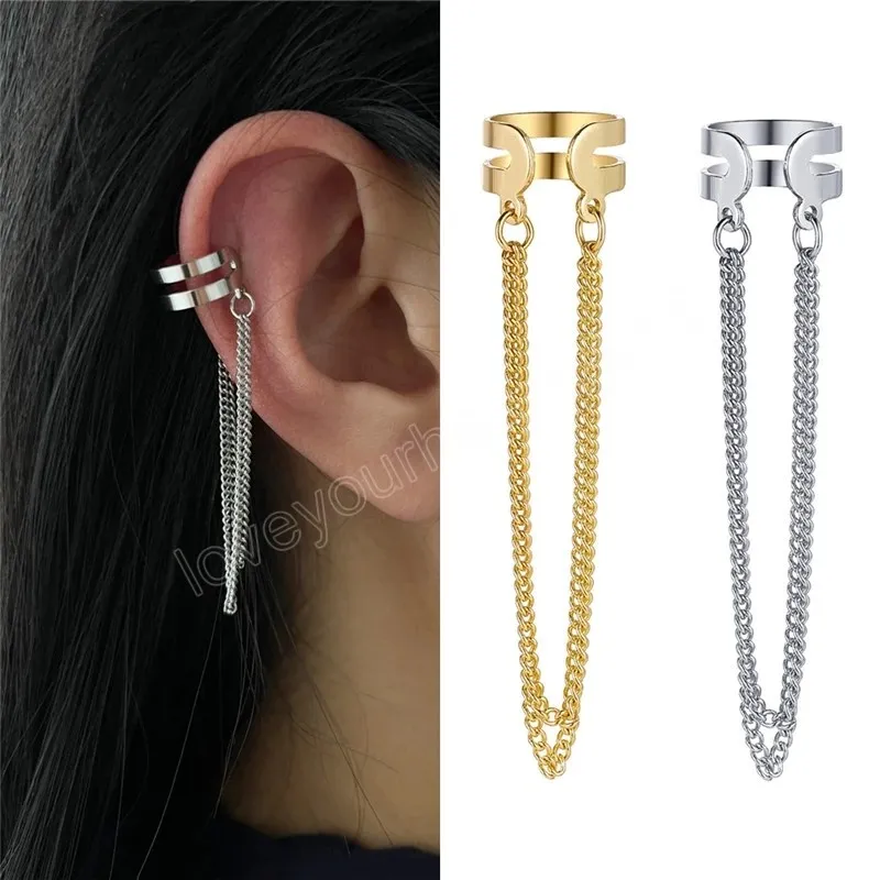 Amazon.com: Cartilage Conch Fake Without Piercing Cuff Earring Earcuff Wrap  Rock Earring Cuff No Piercing Women Crystal Clip Ear Adjustable