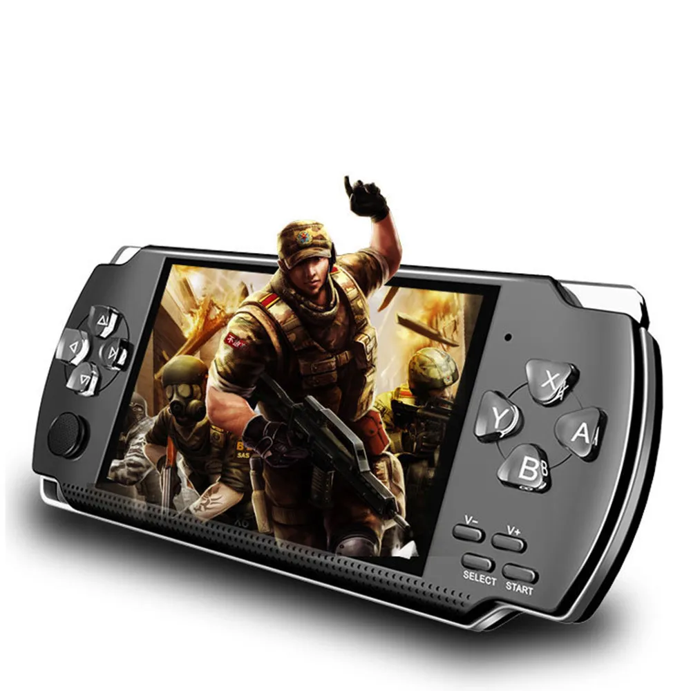 Nouveau lecteur de jeu x6 de 4,3 pouces construit dans 5000 support de jeu  10 émulateurs pour la console de jeux vidéo portable rétro pour enfants