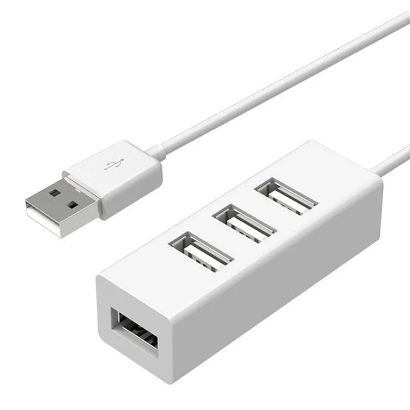 USB Hub Multi 2.0 Hubs Splitter High Speed ​​4 -poort allemaal in één voor pc Windows -computeraccessoires