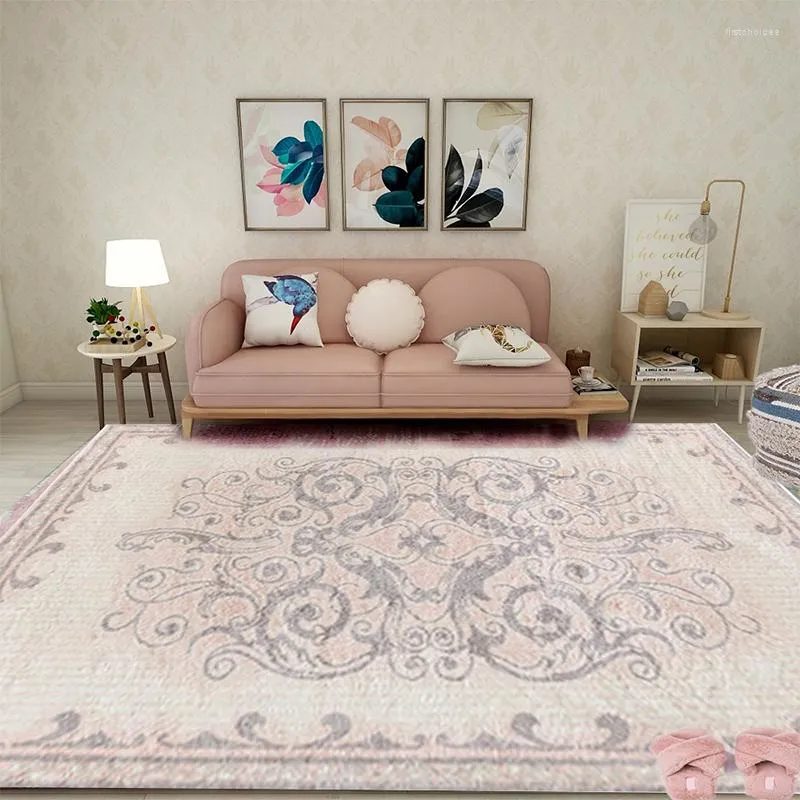 Dywany Klasyczny kwiatowy wzór jagnięce materialny dywan pasterski do salonu sypialnia studiowanie stolika do kawy dekoracyjne ocieplenie