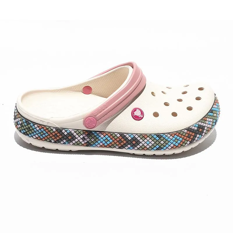 Top été chaussures de plage femmes sabots décontracté arc-en-ciel jardin sandales antidérapantes sans lacet fille mode diapositives en plein air