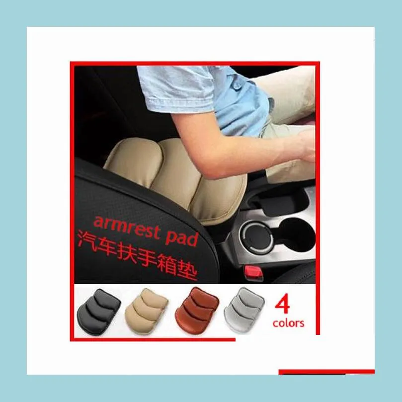 Seat Cushions Quality Suv Car Seat Armrest Pad Mat Central Console Storage Er Soft Leather Interior Accessories Drop Delivery 2022 Mo Dh6Eb